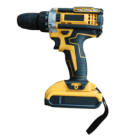 Perceuse électrique sans fil brossée 21V 40N.m OEM la plus vendue, avec 2 batteries, tournevis rechargeable, kit d'outils électriques
