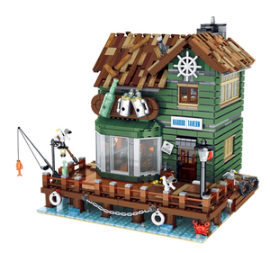 Urge 30108 Cadeaux de Noël Modèle de taverne de port Puzzles 3D Maisons miniatures Jouets pour filles Enfants pour blocs Jouets de construction de modèles - Product Image 1