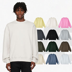 H5486 Sudaderas de Primavera con Cuello Redondo, Forradas de Felpa, de Spandex/Poliéster, 300 Gramos, Personalizadas al por Mayor, para Hombre y Mujer, Lisas - Product Image 1