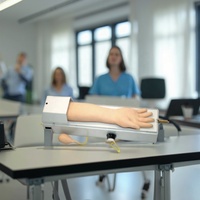 Mannequins de formation en soins infirmiers, modèle de bras de ponction radiale rotatif avancé, simulateur de formation laparoscopique