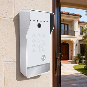 Système d'interphone intelligent Hiwink Tuya avec <span class=keywords><strong>sonnette</strong></span> vidéo IP connectée à un panneau de commande intelligent pour immeubles d'appartements - Product Image 1