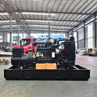 Groupe électrogène diesel Cummins 100KW 120KVA triphasé à refroidissement par eau, type ouvert, pour alimentation de secours industrielle et réseau.