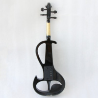 Violon électrique de couleur noire, instrument de promotion, de bonne qualité, prix d'usine
