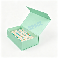 Boîte à Mahjong Magnétique Pliante Personnalisable avec Logo, en Carton Rigide Recyclable, Fermeture Magnétique, pour Tuiles Américaines