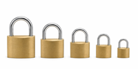 Offre Spéciale Cadenas Carré en Laiton Poli Robuste et Sûr 20mm 25mm 30mm 40mm 50mm 60mm 70mm 75mm