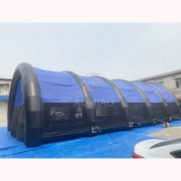 Tente de réception gonflable robuste et imperméable, portable, pour événements extérieurs, expositions, événements sportifs, location