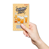 Cartes à gratter pour le jeu de l'Oktoberfest, cartes à gratter gagnantes, impression numérique, échantillons de conception de billets à gratter, carte à gratter
