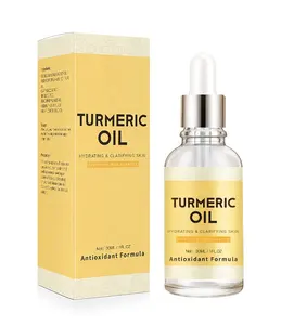 New Private Label Turmeric Oil Whitening Natural Vegan Brightening Face Care Turmeric Essential Body Oil for Skin Whitening