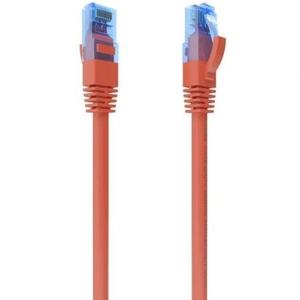 Câble réseau - câble RJ45 AWG26 CCA UTP Cat.6, 25 cm, couleur rouge, idéal pour les connexions rapides et fiables en réseau. - Product Image 1