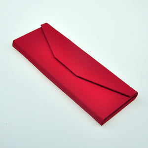 Estuche de Gafas Plegable Triangular Portátil con Logotipo Personalizado, <span class=keywords><strong>Caja</strong></span> Negra, Estuche Óptico de Alta Calidad - Product Image 4