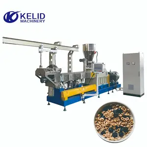 Zuckerbeschichtete Frühstückscerealien und Cornflakes-Herstellungsmaschine Snacks extrudierte Verarbeitungsgeräte Made in China