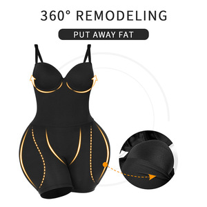 Butt Lifter <b>Padded</b> Shapewear Full <b>Hip</b>, Fat <b>Hip</b>, Body shaping, and Waist Strap jumpsuit - Product Image 4