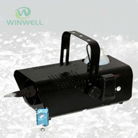 Nouvelle machine à neige artificielle Winwell W-D063 600W DMX512 avec télécommande sans fil, pulvérisation 1-2m, pour célébrations, fêtes, discothèques et spectacles en direct
