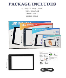 Nouveau dessin d'<span class=keywords><strong>animation</strong></span> <span class=keywords><strong>2D</strong></span> planche à copier tampon lumineux A3 LED traçage planche à dessin étudiant croquis tapis de traçage tampon de lumière Rechargeable - Product Image 6