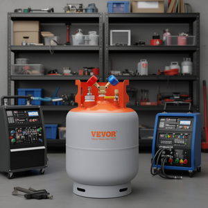 Tanque de Recuperación de Refrigerante Vevor de 30 lb, de Aluminio, con Interruptor Flotante, para Sistemas HVAC - Product Image 2