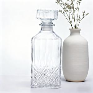 900ml 유리 위스키 디캔터 세트 코르크 밀봉 산둥 원산지 중국 공장 직송 - Product Image 2