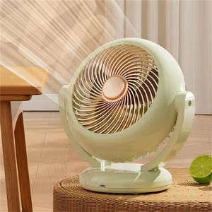 مراوح طاولة ميكانيكية عالية الجودة قابلة لإعادة الشحن لتبريد الهواء ، مروحة لاسلكية صغيرة USB بثلاث سرعات كبيرة مزدوجة من الرياح ومروحة - Product Image 5