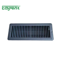 Grille de ventilation en acier galvanisé Eayvent à haute capacité de charge pour plancher, couvercle de conduit de ventilation métallique, vente en gros