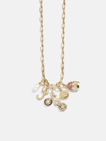 Porte-clés en acier inoxydable avec zircon, série tendance lifestyle, breloques pour sac DIY, accessoires plaqués or 18 carats, chaîne de fête à chaîne modulable