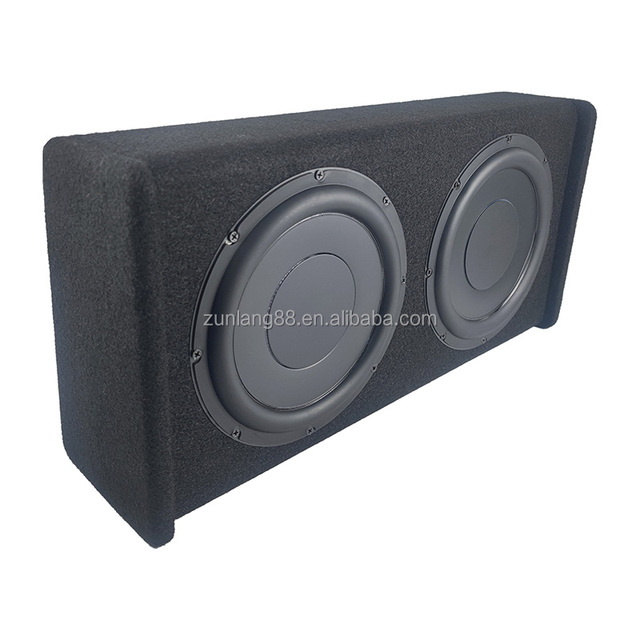 Car Slim Subwoofers Box Strong Bass 10 Inch Car Under Seat Subwoofer Speaker Dual Car Active Subwoofer