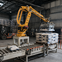 Palettiseur robotisé industriel, machine d'empilage automatique pour sacs, cartons, bouteilles d'eau et emballages