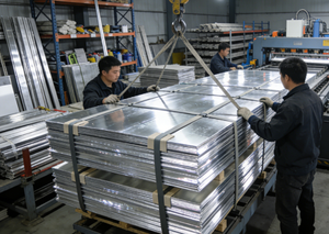 <span class=keywords><strong>Plaque</strong></span> en alliage d'aluminium de la série 2000/3000/4000/5000/6000 avec surface gaufrée, tempérage T3-T8, services de découpe/poinçonnage/pliage - Product Image 6