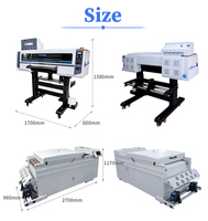 Nueva Impresora DTF Fulinyin de 60 cm con 4 Cabezales Eps I3200, Totalmente Automática, Tinta de Pigmento, Limpieza Automática, 4 Pasadas, Windows, 1 Año de Garantía