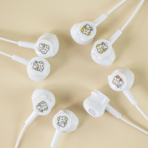 Auricolari MQ-25 con Logo Personalizzato, Carini con Motivo a Cane, <span class=keywords><strong>Cuffie</strong></span> Cablate In-Ear da 3,5mm, Impermeabili IPX-3, in Materiale ABS, Promozionali - Product Image 4