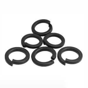 Arandelas de bloqueo Arandela plana de apertura gruesa de acero Resorte de acero inoxidable personalizado de alta calidad con extremos cuadrados Negro GB - Product Image 6