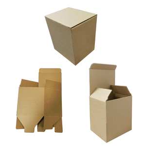 Caja de correo de cartón corrugado cuadrado muestra gratis logotipo personalizado caja de embalaje de papel Kraft rígido de 3 capas para envío - Product Image 5