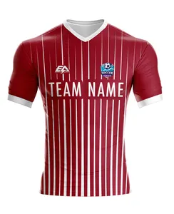 Chemise d'arbitre en polyester de haute qualité pour adultes hommes vêtements de sport par sublimation personnalisés haut flexible à quantité minimale de commande bas pour le football de football - Product Image 1