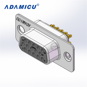 Bộ điều khiển công nghiệp VGA RGB HD 15 pin D-Sub nối với cốc hàn gia công địa chỉ liên lạc nữ để nữ - Product Image 2