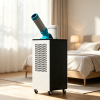 Climatiseur portable électrique de haute qualité 9500 BTU pour usage commercial extérieur et hôtelier