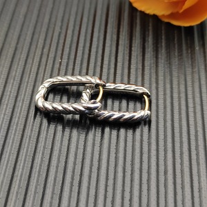 <span class=keywords><strong>Orecchini</strong></span> a Cerchio <span class=keywords><strong>di</strong></span> Lusso con Diamanti, Placcati Oro 18K, <span class=keywords><strong>di</strong></span> Alta Moda, Intrecciati, da <span class=keywords><strong>Donna</strong></span> e Uomo, Firmati - Product Image 2