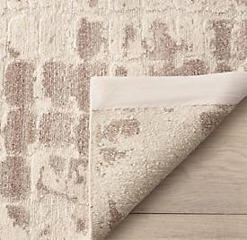 Tapis en laine filée à la main couleur crème/bronze, à poils denses, finition abstraite coupée à la main, ombrage naturel, tapis de luxe pour salon - Product Image 4