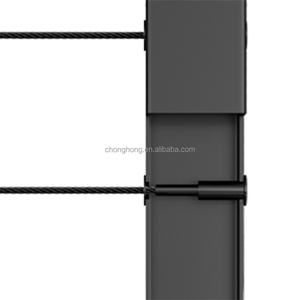Tensor de tensión oculto de acero inoxidable T316 para cable de 1/8 pulgadas, kit de barandilla de cable invisible negro para poste de cubierta metálica 2x2 - Product Image 3