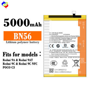 Baterías Nuevas para Celulares <span class=keywords><strong>BN56</strong></span> para Xiaomi Redmi 9A 9C 3.85v 5000mah - Product Image 2