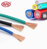 Haute qualité usage domestique 450/750v faible coût Flexible PVC isolé conducteur en cuivre toronné fil d'électricité à un noyau 1mm2-25mm2
