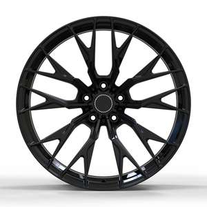 Cerchi in Lega di Alluminio Forgiato di Alta Qualità per Auto, Vari Modelli Personalizzabili, Finitura Argento, Garanzia di 3 Anni - Product Image 1