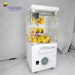 Macchina Artiglio da Divertimento da 31 Pollici con Accettatore di Banconote, Lettore Nayax, Funzione di Tiro e Musica, Mobile in Metallo per Negozio, Macchina per Bambole - Product Image 1