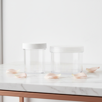 Offre Spéciale – Pots en plastique PP transparents de 120 ml à large ouverture avec couvercles à vis, personnalisables avec logo, pour contenants de soins de la peau, rouges à lèvres, fards à joues et mascara