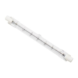 R7S <span class=keywords><strong>Ampoule</strong></span> <span class=keywords><strong>Halogène</strong></span> Linéaire 118mm Double <span class=keywords><strong>Filament</strong></span> Lampe D'inondation Quartz Tube 2700K Température De Couleur CE RoHS Verre Lumière - Product Image 4