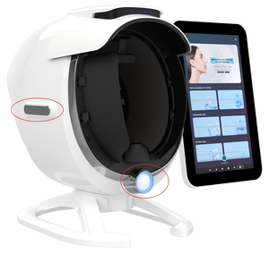 Machine d'analyse de peau de miroir la plus avancée Système d'analyse de peau du visage Prix <span class=keywords><strong>pas</strong></span> <span class=keywords><strong>cher</strong></span> Type Analyseur Analizadores Faciales - Product Image 6