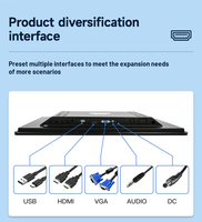 Vente flash : Ordinateur tout-en-un industriel avec écran tactile de 13,3 et 15,6 pouces, système d'exploitation Windows, Linux, Android, moniteurs à écran tactile