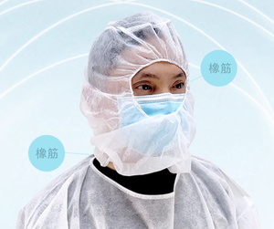 Bonnets jetables pour cheveux : Bonnets d'astronaute, Bonnets spatiaux, Bonnets à capuche, Bonnets de <span class=keywords><strong>pirate</strong></span>, Couvre-chefs ronds pour le service alimentaire avec masque facial - Product Image 3
