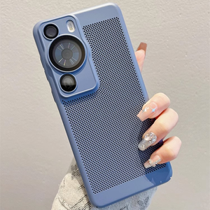 Coque de téléphone en maille respirante pour <span class=keywords><strong>Huawei</strong></span> <span class=keywords><strong>Mate</strong></span> 70 Pro <span class=keywords><strong>Mate</strong></span> <span class=keywords><strong>50</strong></span> <span class=keywords><strong>RS</strong></span> Mate30 Mate40 Dissipation thermique antichoc housse de protection PC - Product Image 3