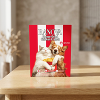 Friandises lyophilisées premium pour chats RANOVA 2026 – Recette poulet et jaune d'œuf – Marque privée – Vente en gros – Snacks sains pour chats
