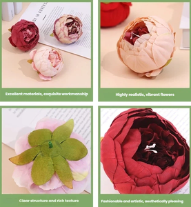 Cabezas de Flores Artificiales de Peonía de 6*9cm al por Mayor, Decoración de Peonías de Seda, Capullos de Peonía Artificiales, Cabezas de Peonía - Product Image 5