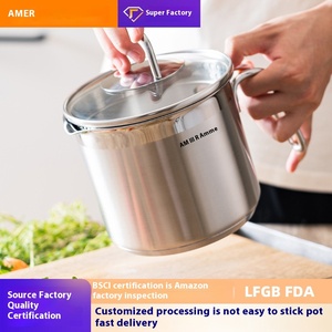 Olla todo en uno de acero inoxidable 304, suplemento alimenticio multifuncional para bebés, vaporizador de leche, caldo de sopa de cocina grueso de grado alimenticio - Product Image 3