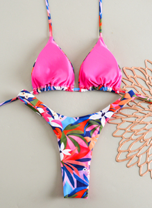 Nuevo <span class=keywords><strong>Bikini</strong></span> Brasileño de Corte Alto <span class=keywords><strong>con</strong></span> Estampado Floral, Traje de Baño de 2 Piezas, 2026 - Product Image 6